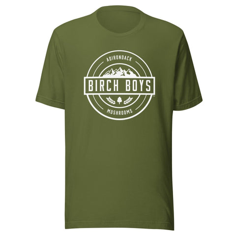 Unisex t-shirt - Birch Boys, Inc.OliveSProduct mockup