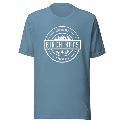 Unisex t-shirt - Birch Boys, Inc.Steel BlueSProduct mockup