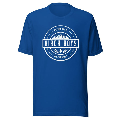 Unisex t-shirt - Birch Boys, Inc.True RoyalSProduct mockup