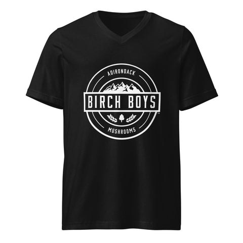 Unisex V - Neck Logo T-Shirt - Birch Boys, Inc.SProduct mockup