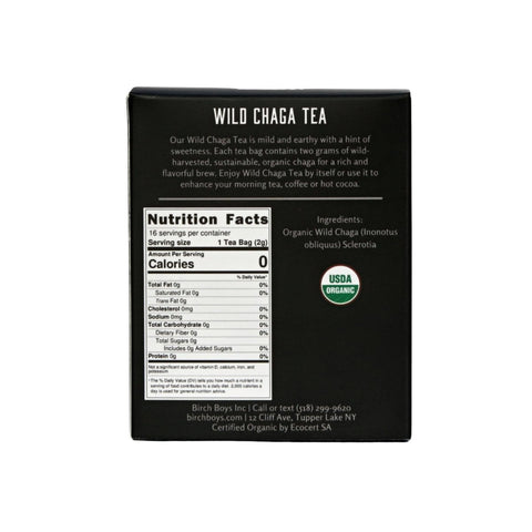 Chaga Tea Bags - Chaga Tea - Birch Boys