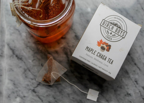 Maple Chaga Tea Bags - Chaga Tea - Birch Boys