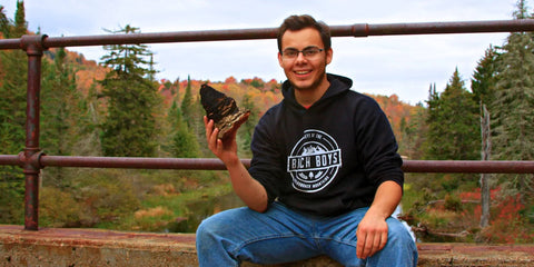 Garrett Kopp, Chaga Harvester with a conk of chaga