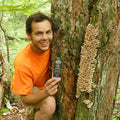 Turkey Tail Tincture and Man in Hunter's Orange