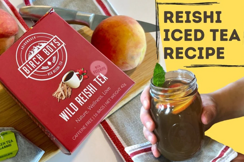 Peachy Reishi Iced Tea