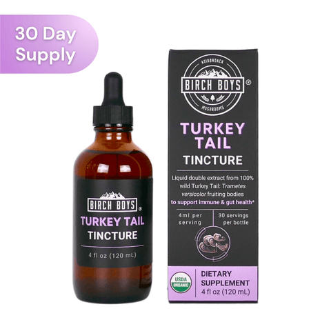 Birch Boys Turkey Tail Tincture, 30 Day Supply