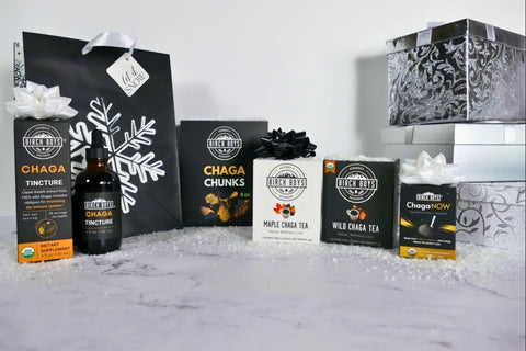 Chaga Silver Bundle - Birch Boys, Inc.Chaga Tincture, Chaga Chunks, Maple Chaga Tea, Wild Chaga Tea, ChagaNOW