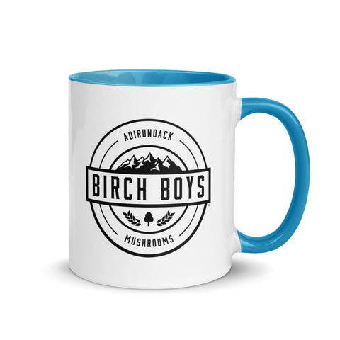 Unique Logo Mug - Birch Boys, Inc.BlueProduct mockup