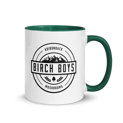 Unique Logo Mug - Birch Boys, Inc.Dark greenProduct mockup