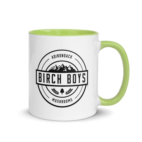 Unique Logo Mug - Birch Boys, Inc.GreenProduct mockup