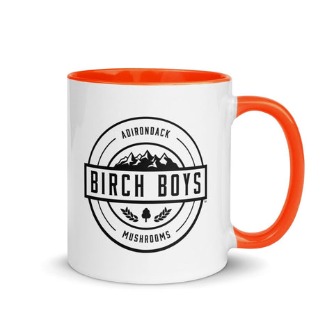 Unique Logo Mug - Birch Boys, Inc.OrangeProduct mockup