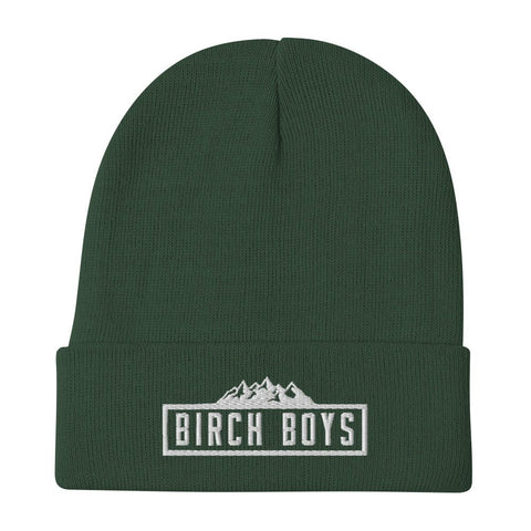 Unisex Embroidered Beanie - Birch Boys, Inc.Dark greenProduct mockup