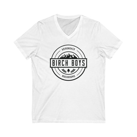 Unisex Jersey Short Sleeve V - Neck Tee - Birch Boys, Inc.V - neckWhiteSUnisex Jersey Short Sleeve V - Neck Tee