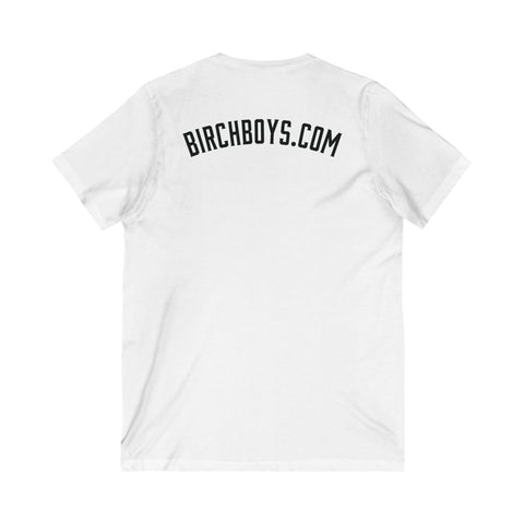 Unisex Jersey Short Sleeve V - Neck Tee - Birch Boys, Inc.V - neckWhiteSUnisex Jersey Short Sleeve V - Neck Tee