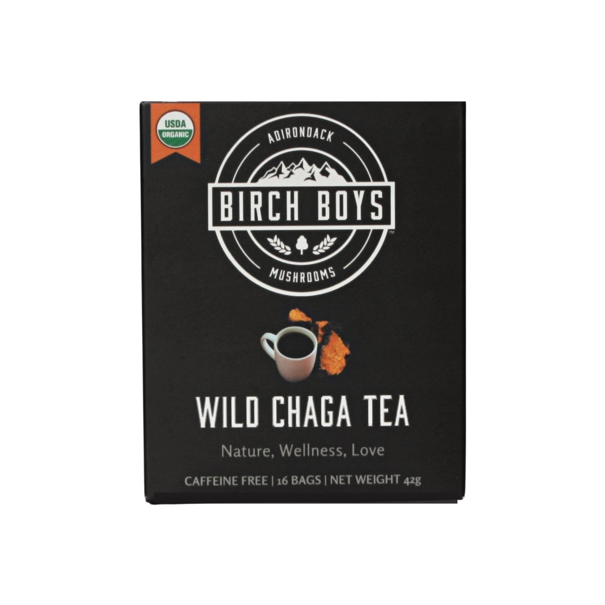 Bolsitas de té de chaga orgánico 