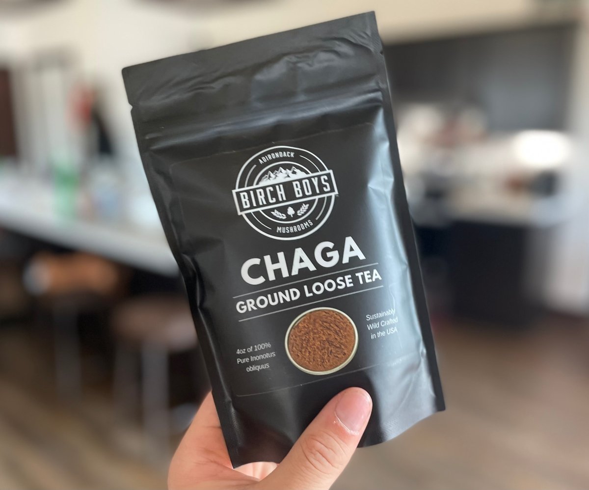 4oz Loose Chaga Tea - Natural & Sustainably Sourced – Birch Boys, Inc.