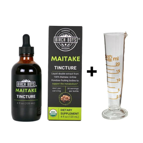 Maitake Tincture - Birch Boys, Inc.Tinctures4ozAdd Glass Medicine CupMaitake Tincture