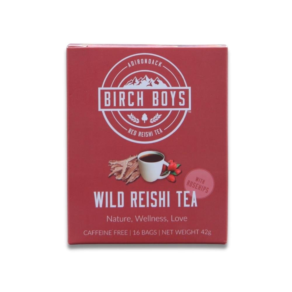 Bolsitas de té de rosa mosqueta y reishi 